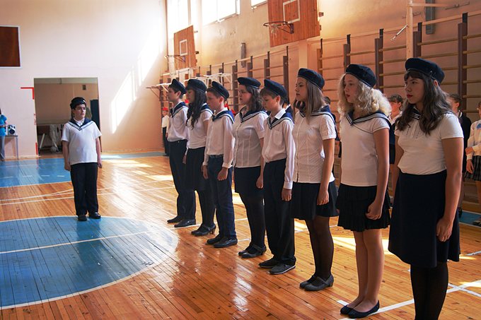 Смотр строя и песни 2014